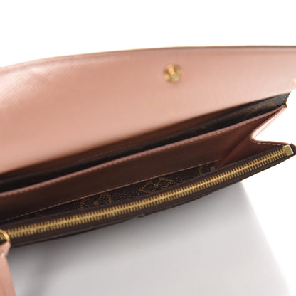 Louis Vuitton Monogram Emilie Wallet Rose Nacre 5 of 7