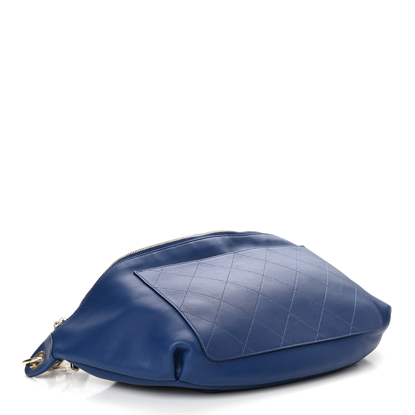 X PHARRELL WILLIAMS Lambskin Oversized Waist Belt Bag Blue