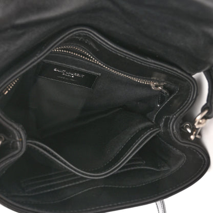 Saint Laurent Calfskin Y Quilted Monogram Toy Loulou Crossbody Bag Black 5 of 9