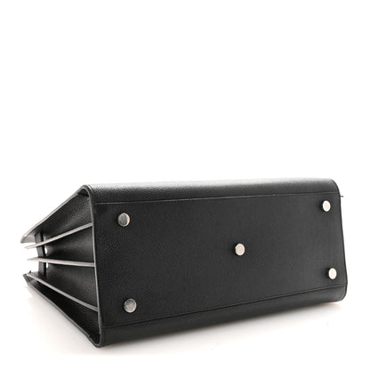Saint Laurent Grained Calfskin Small Sac De Jour Black 4 of 9