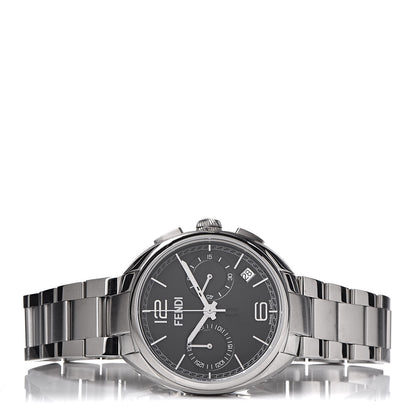 Fendi Stainless Steel 40mm Momento Chronograph Quartz Watch Black 3 of 7