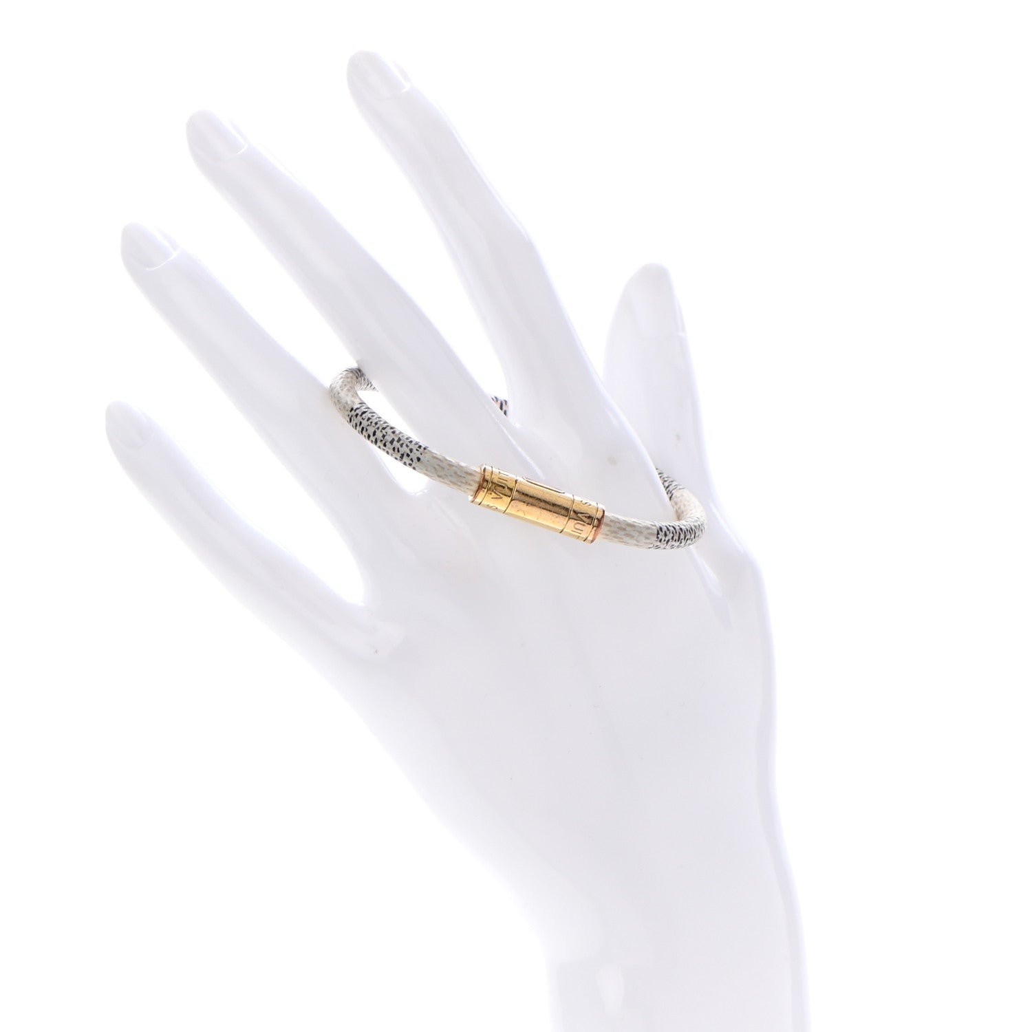 Louis Vuitton Damier Azur Keep It Bracelet 19 2 of 5