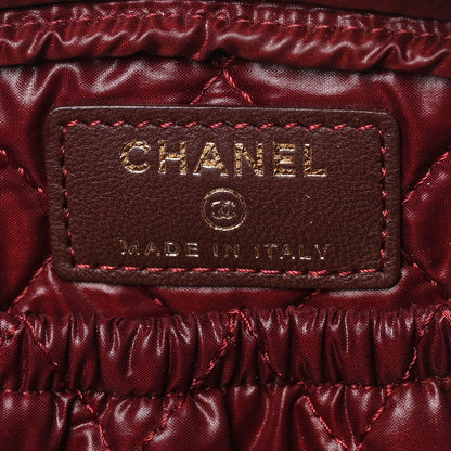 Chanel Lambskin Quilted Small Curvy Pouch Cosmetic Case Black 6 of 7