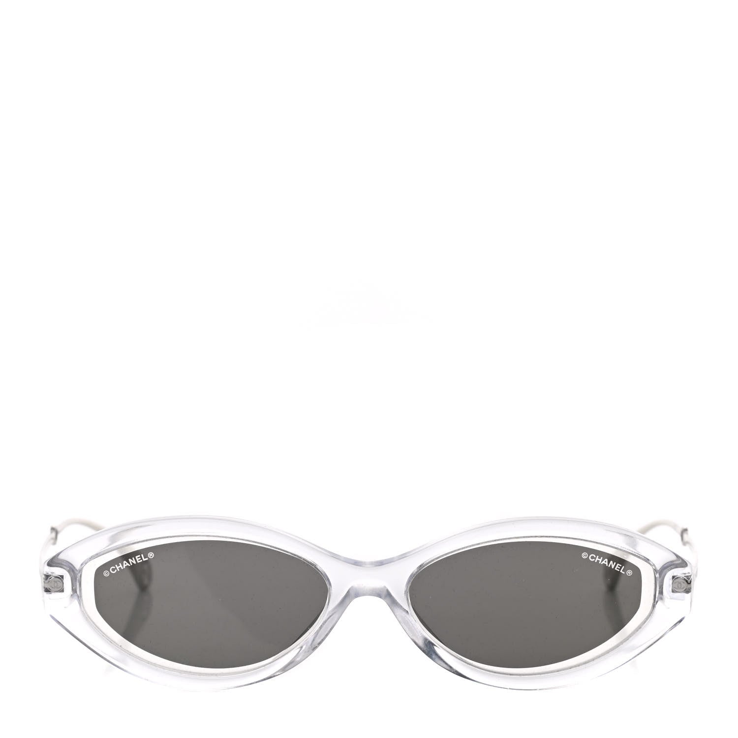 Chanel Oval Removable Pearl Chain Sunglasses 5424 Silver 2 of 9