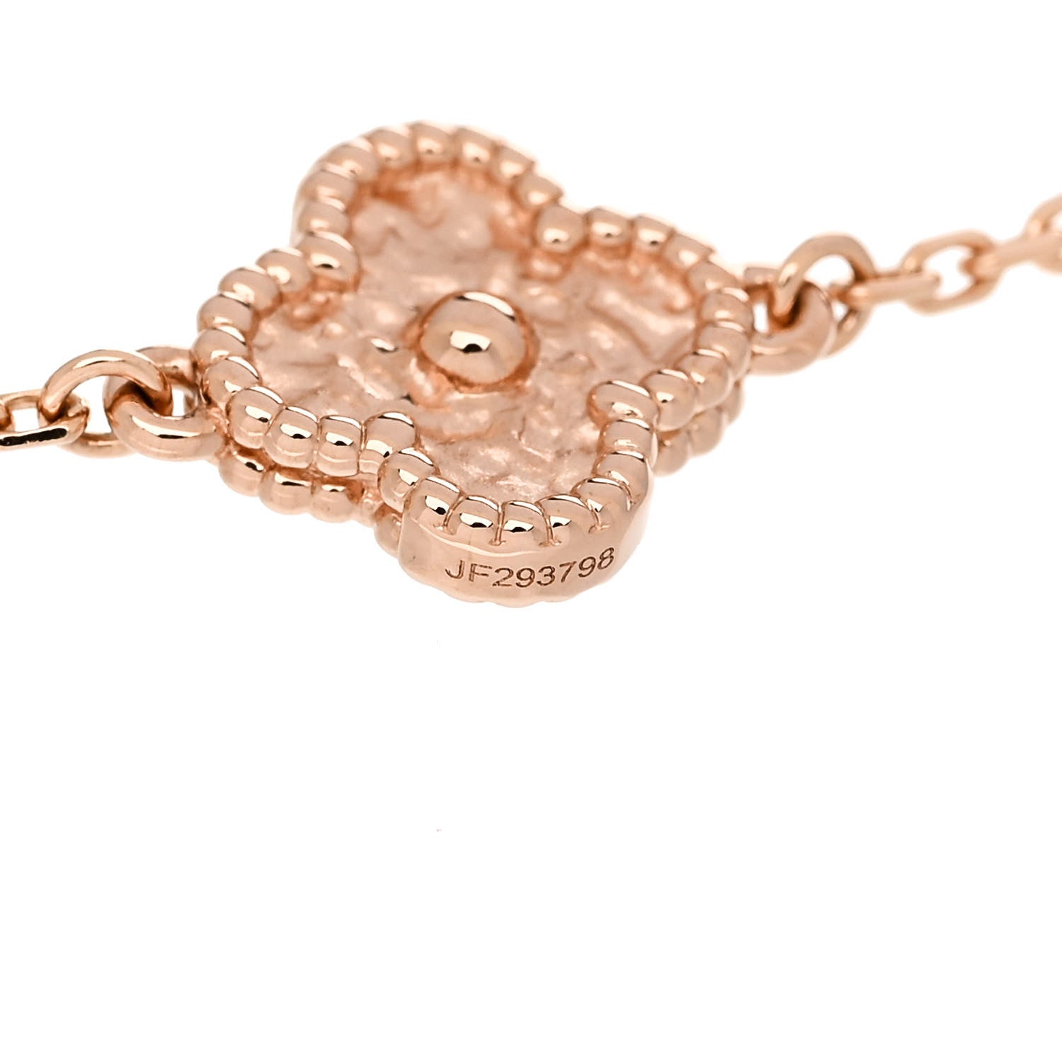 Van Cleef & Arpels 18K Rose Gold 6 Motifs Sweet Alhambra Bracelet 3 of 5