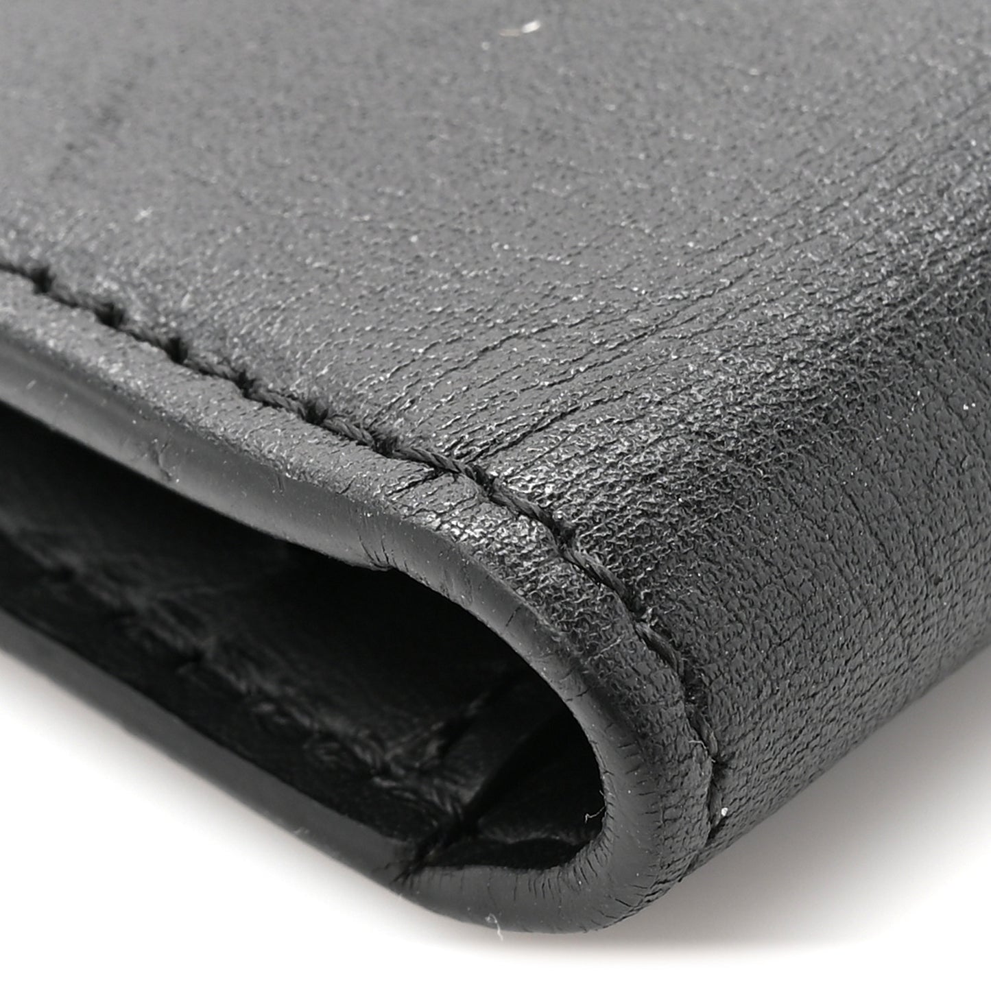 Calfskin City Steamer Wallet Black