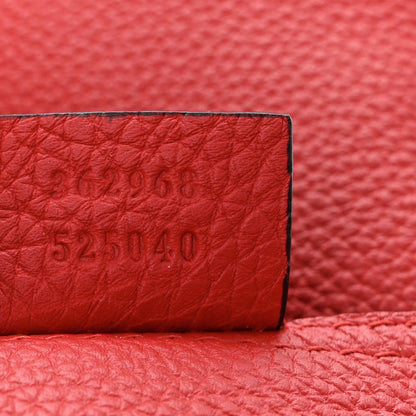 Gucci Soft Grained Calfskin Large Jackie Hobo Hibiscus Red 8 of 11