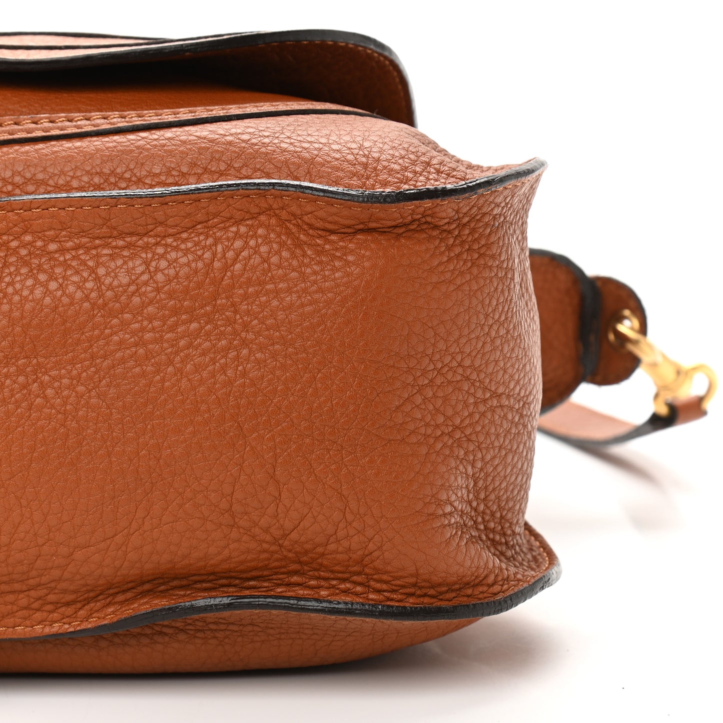 Calfskin Medium Marcie Satchel Tan
