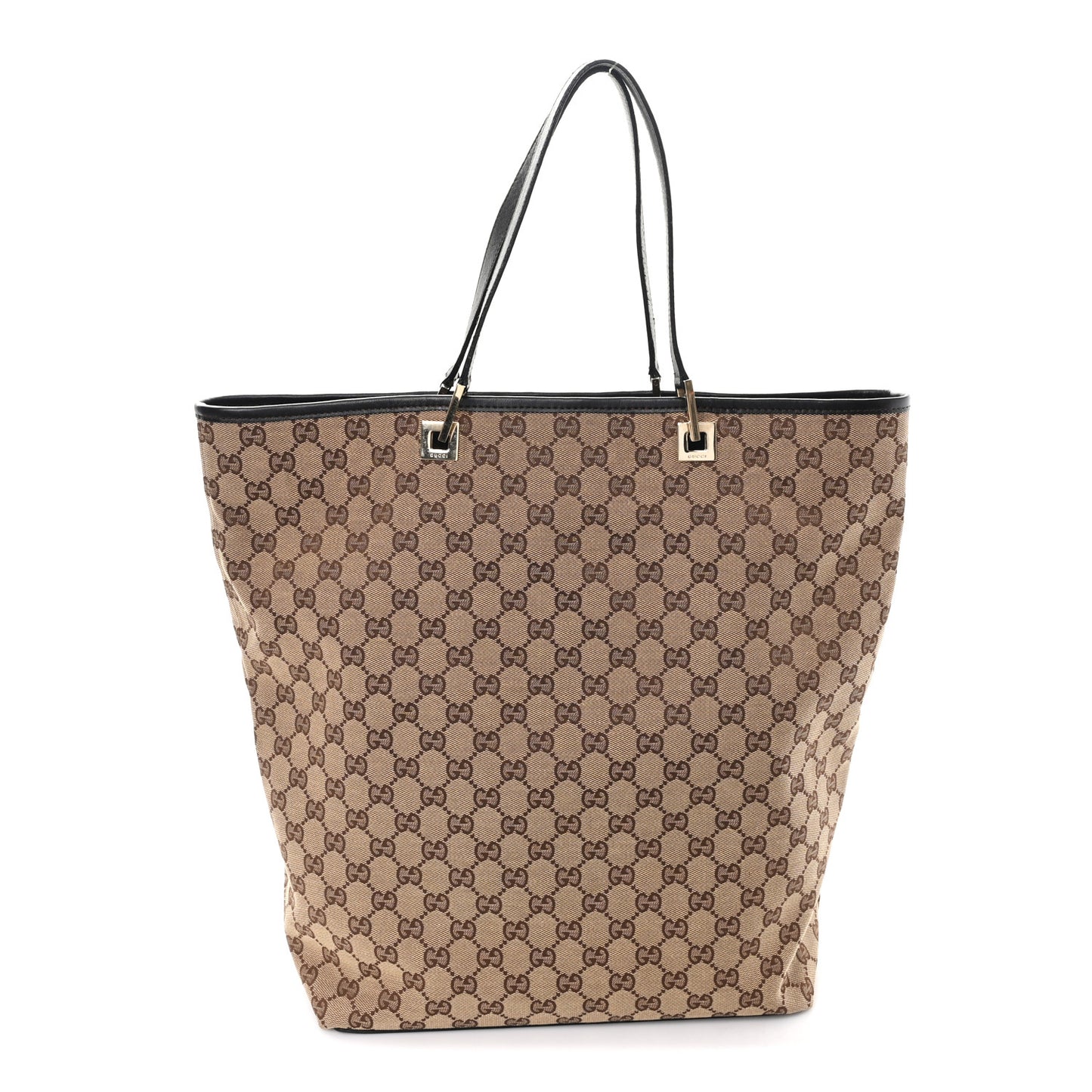 Monogram Large Bucket Tote Dark Brown