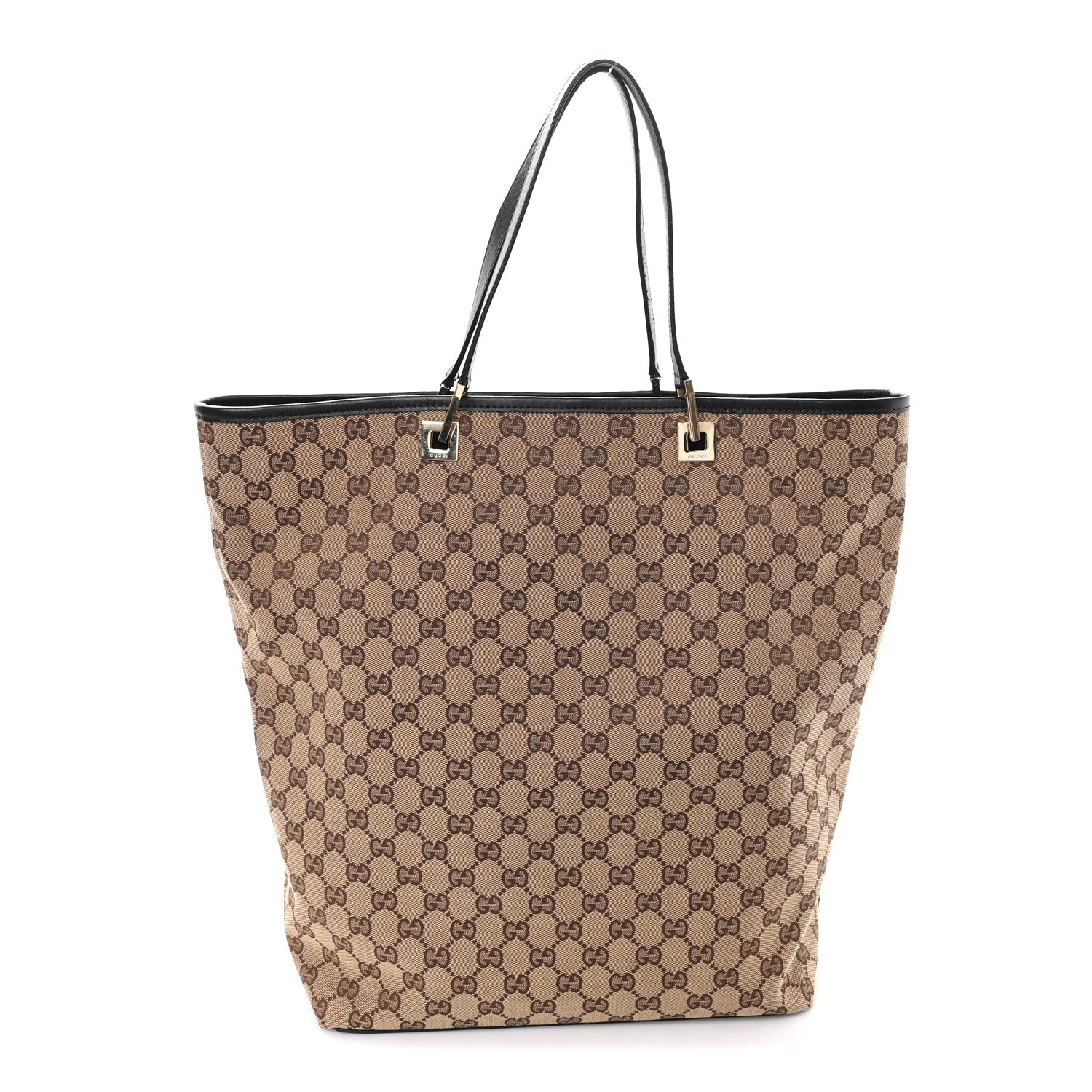 Gucci Monogram Large Bucket Tote Dark Brown 1 of 12