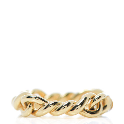 David Yurman 18K Yellow Gold 5mm Continuance Ring 54 7 1 of 4