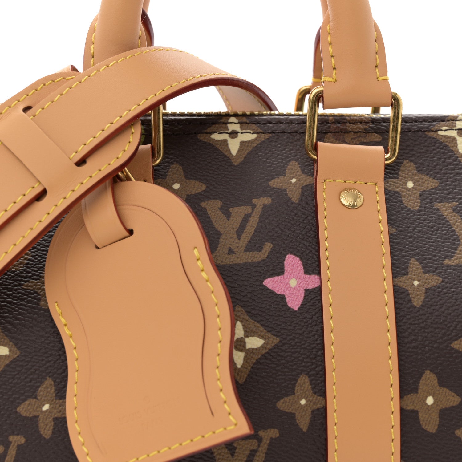 Louis Vuitton Monogram Craggy Keepall Bandouliere 25 Chocolate 7 of 9