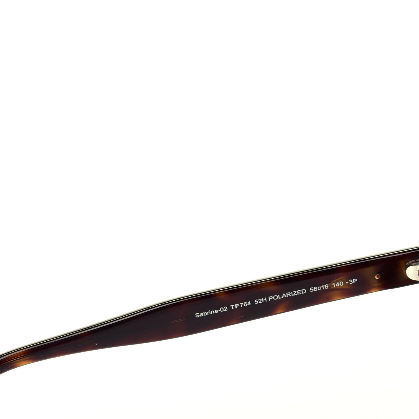 Acetate Polarized Sabrina Cat Eye Sunglasses TF764 Dark Havana