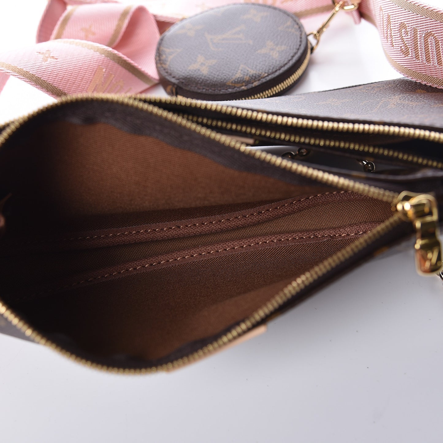 Monogram Multi Pochette Accessories Rose Clair
