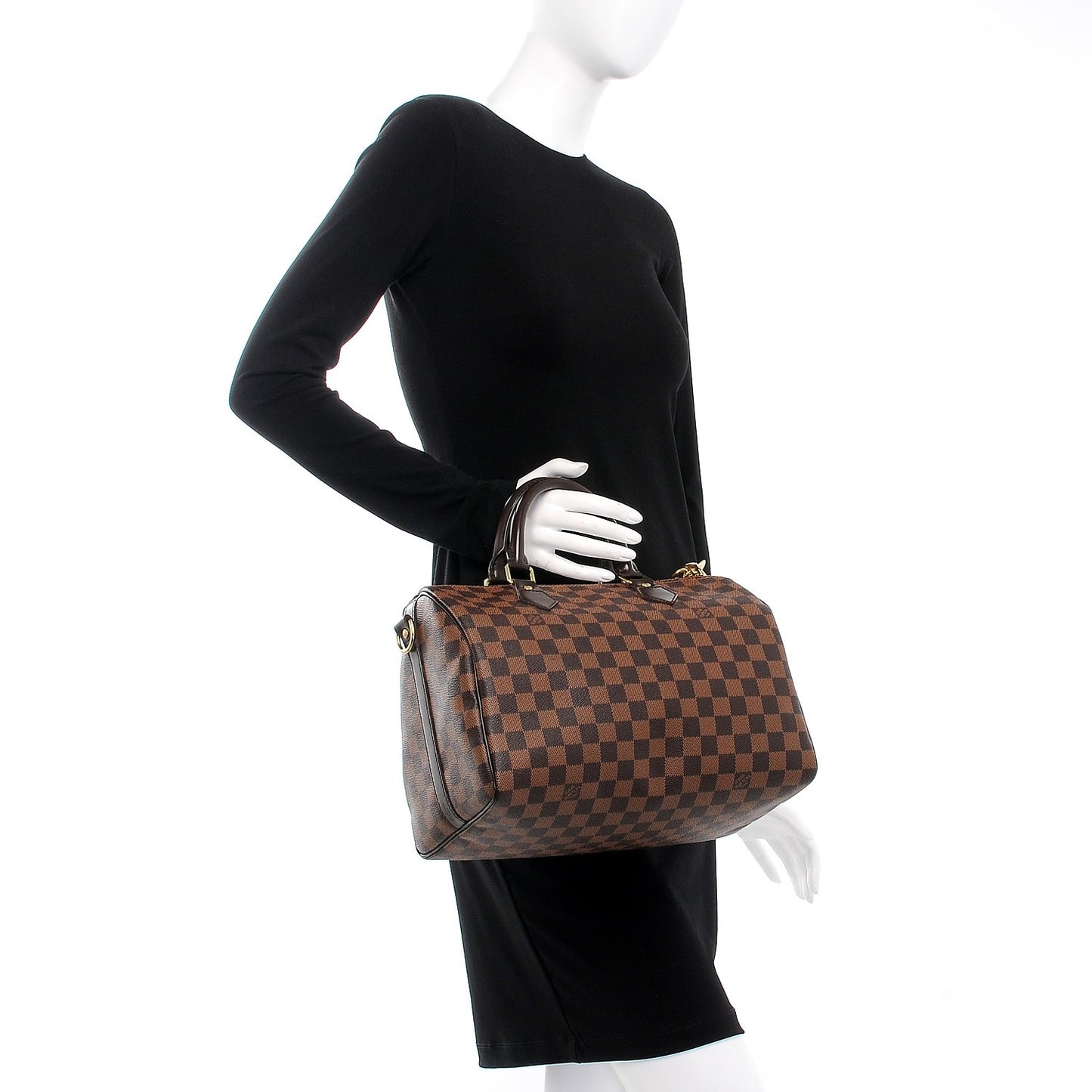 Damier Ebene Speedy Bandouliere 30