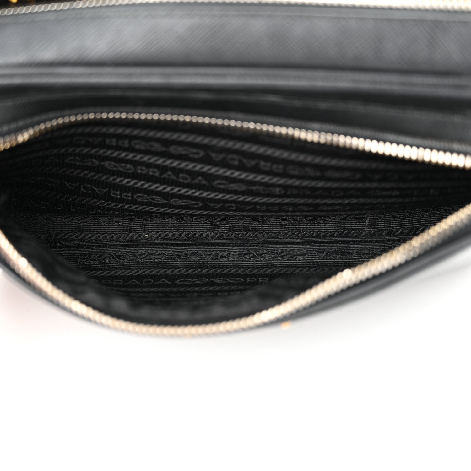 Prada Saffiano Lux Camera Case Crossbody Bag Black 5 of 12