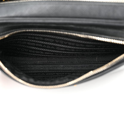 Prada Saffiano Lux Camera Case Crossbody Bag Black 5 of 12