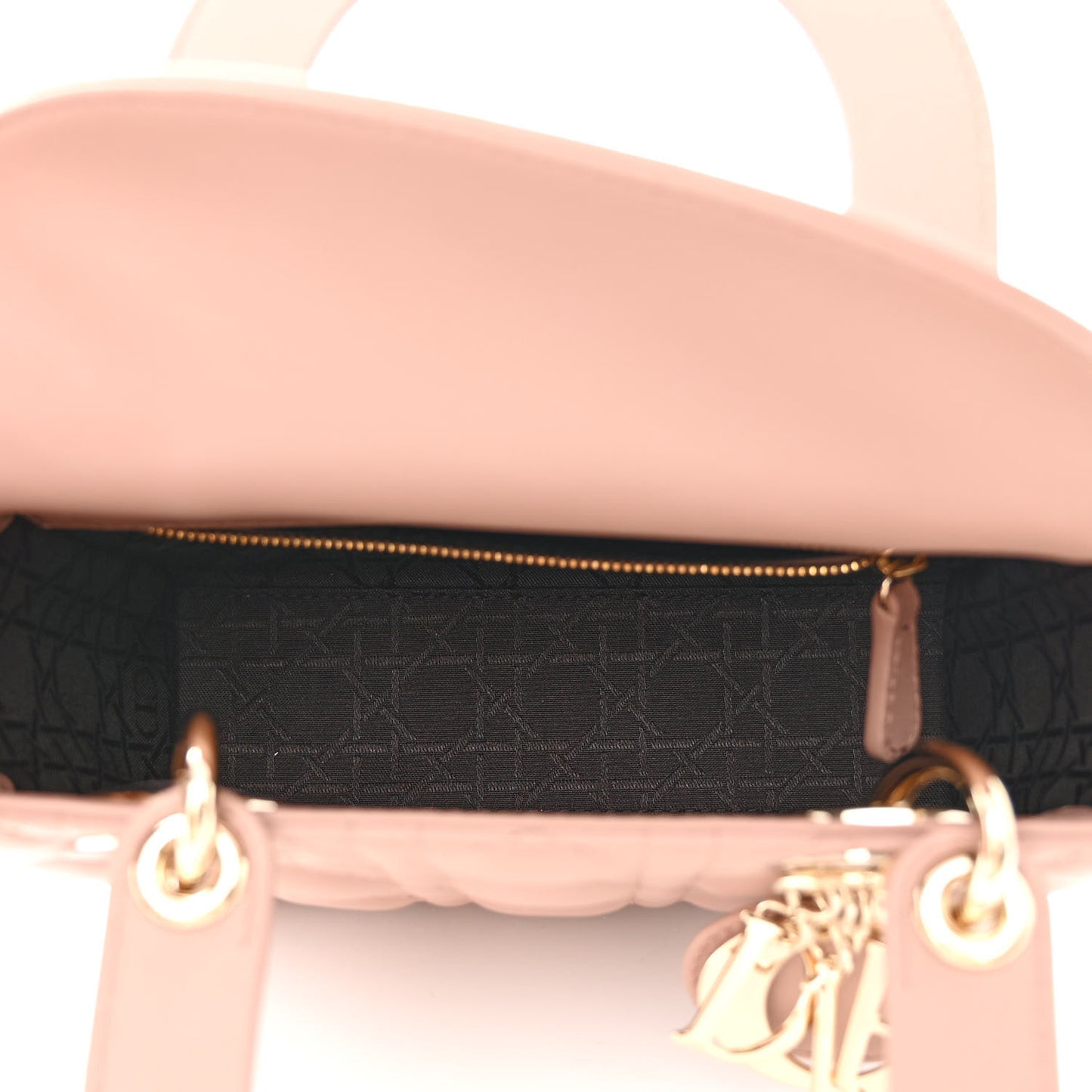 Lambskin Cannage Small My ABC Dior Lady Dior Blush
