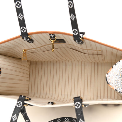 Louis Vuitton Monogram Giant Jungle Onthego GM Ivory 5 of 9