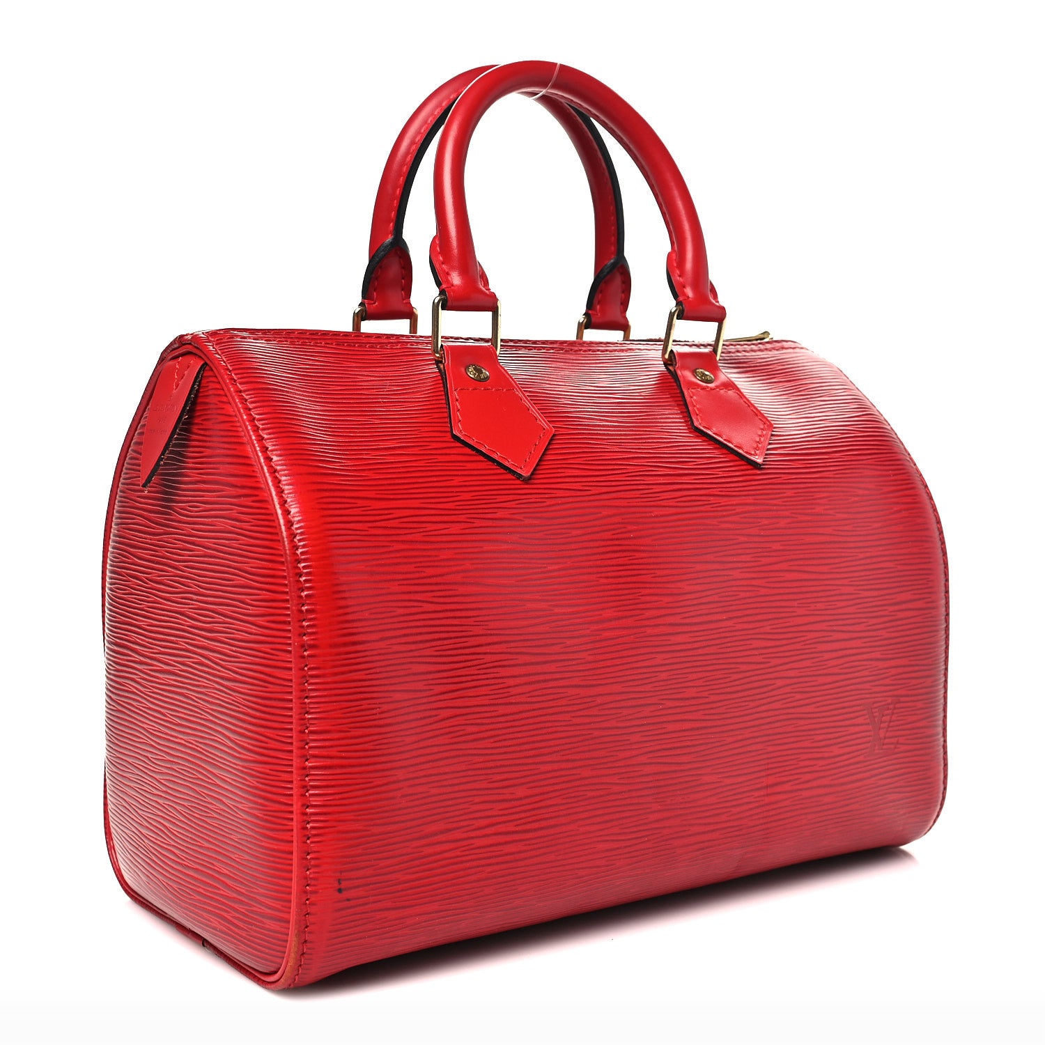 Louis Vuitton Epi Speedy 25 Rouge 3 of 12