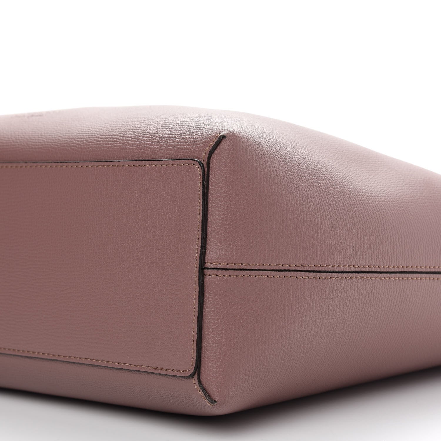 Burberry Grainy Calfskin Haymarket Check Medium Reversible Tote Dusty Pink 18 of 18