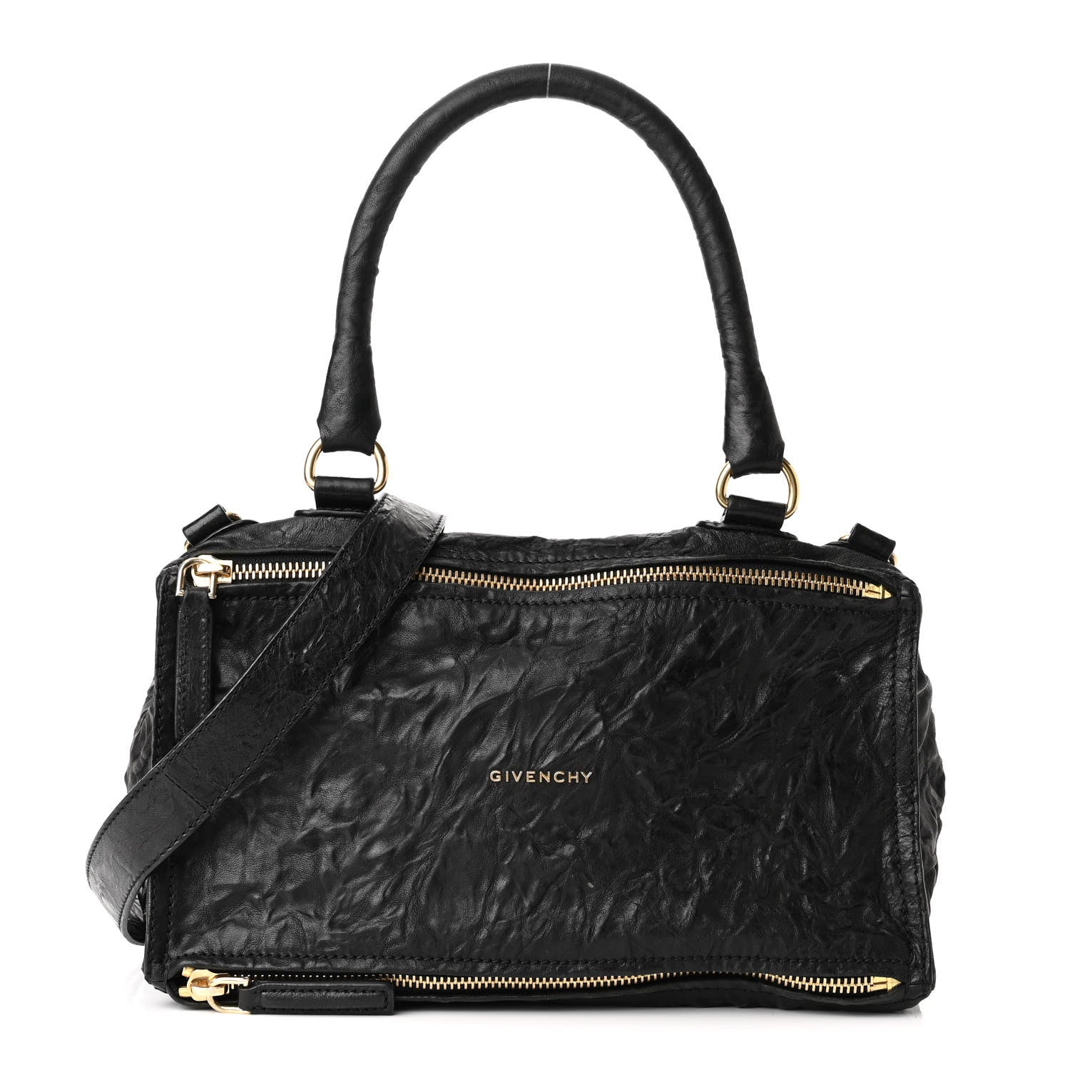 Givenchy Tumbled Sheepskin Medium Pandora Black 1 of 10