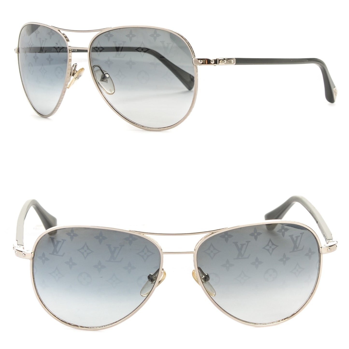 Monogram Conspiration Pilote Sunglasses Z0165U Argent