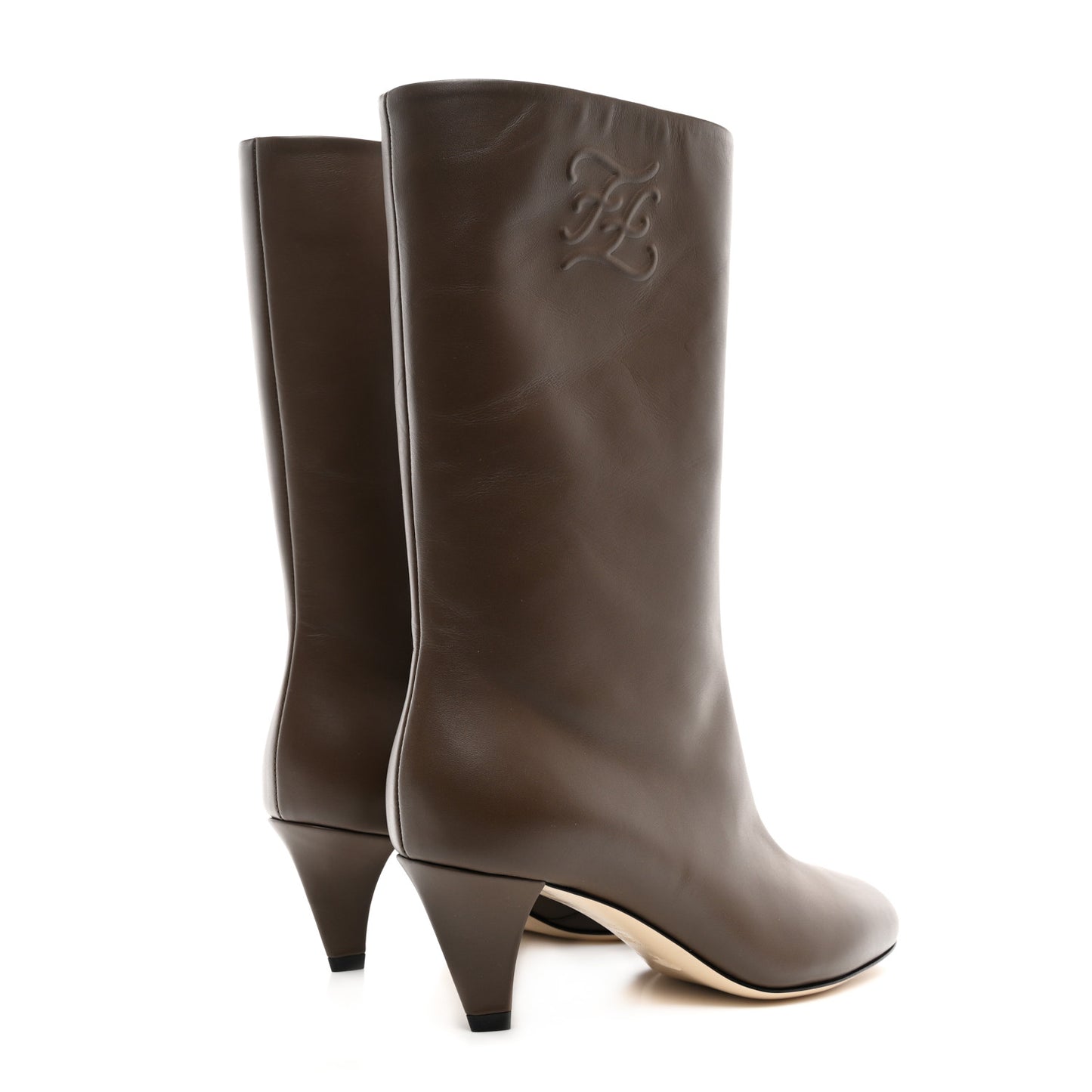 Vitello Karligraphy Tall Boots 36 Brown