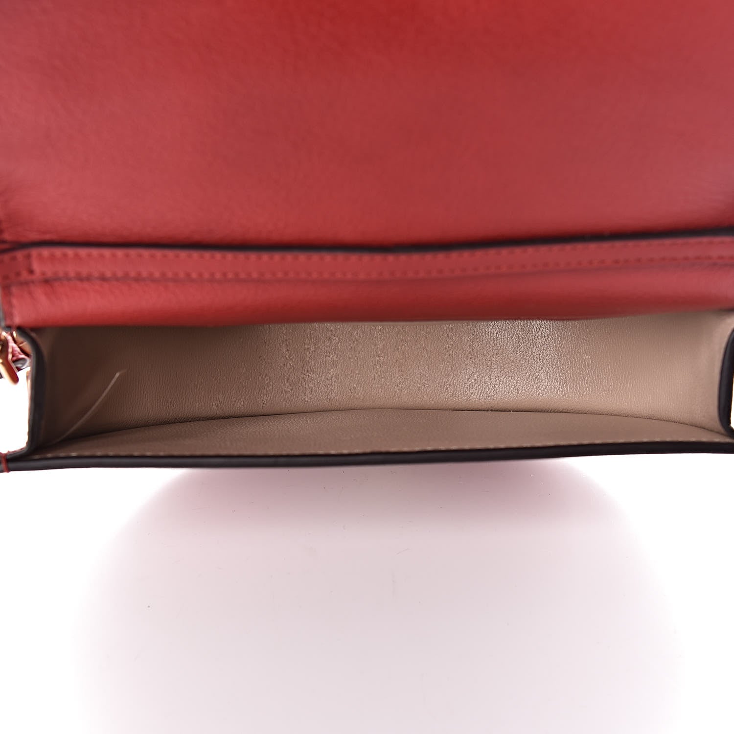Chloe Calfskin Small Nile Bracelet Minaudiere Bag Dahlia Red 5 of 10