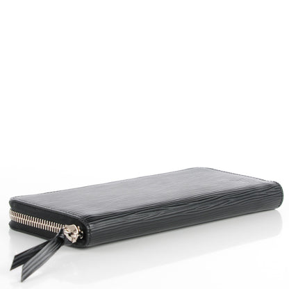 Louis Vuitton Epi Clemence Wallet Black 4 of 8