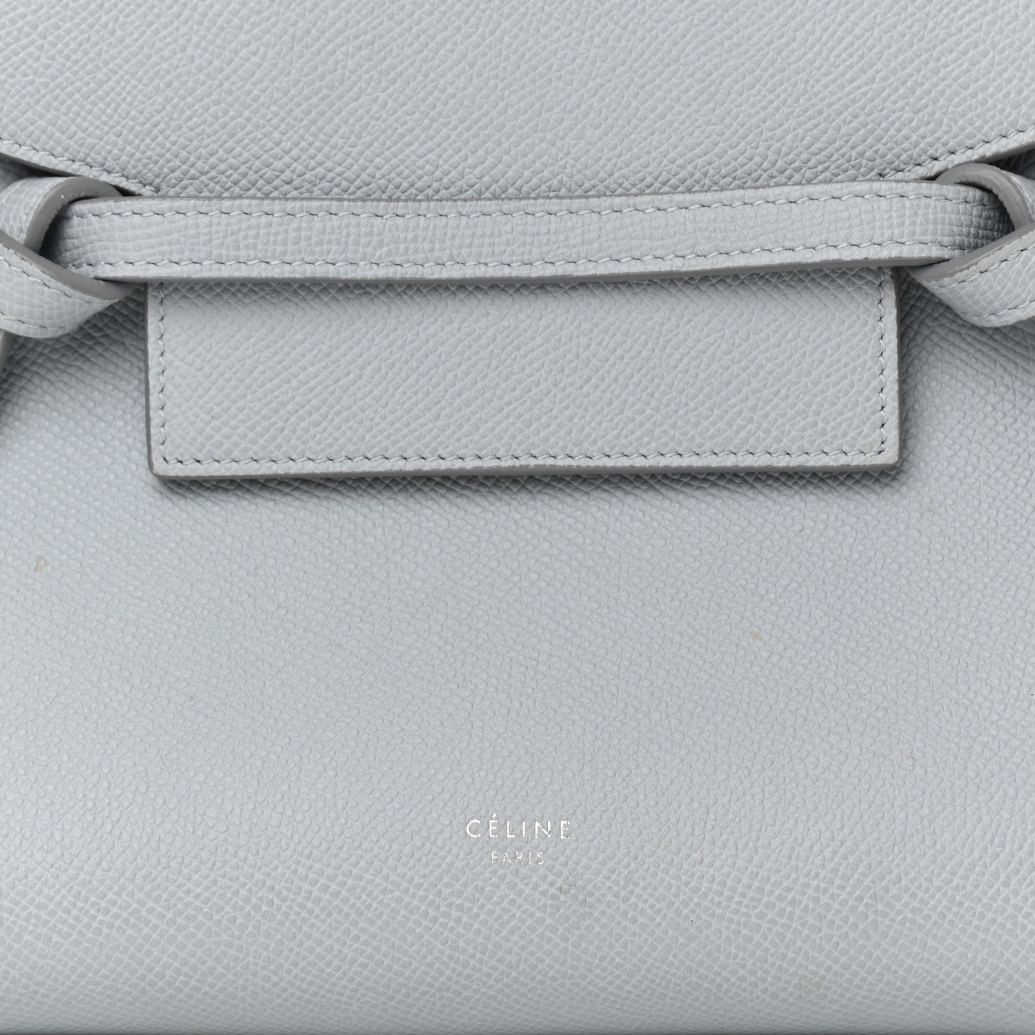 Celine Grained Calfskin Nano Belt Bag Mineral 8 of 8