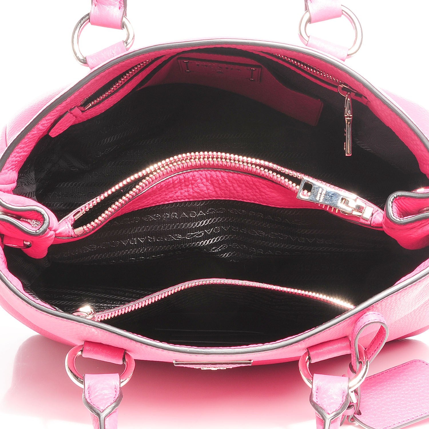 Prada Vitello Daino Tote Peonia 2 of 10