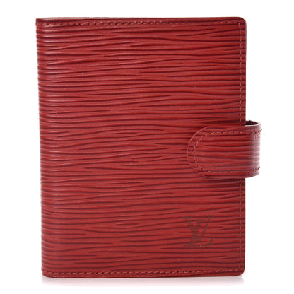 Louis Vuitton Epi Mini Agenda Rouge 1 of 7