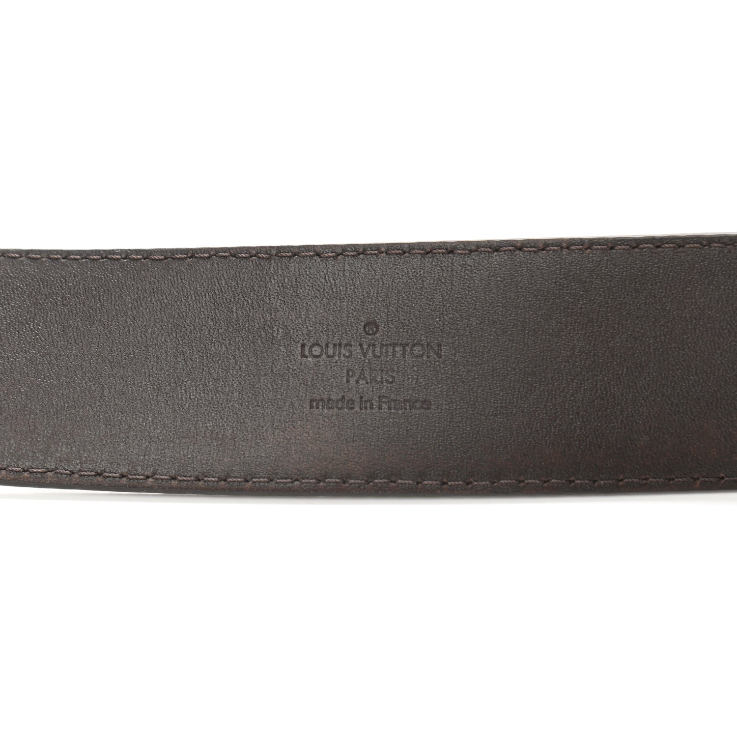 Louis Vuitton Damier Ebene 40mm LV Initiales Belt 85 34 3 of 11