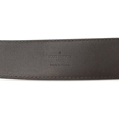Louis Vuitton Damier Ebene 40mm LV Initiales Belt 85 34 3 of 11
