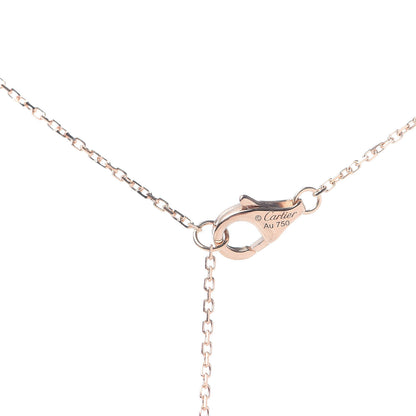Cartier 18K Pink Gold Diamond .23ct C De Pendant Necklace 4 of 5
