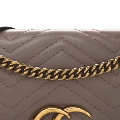Gucci Calfskin Matelasse Medium GG Marmont Shoulder Bag Porcelain Rose 8 of 11