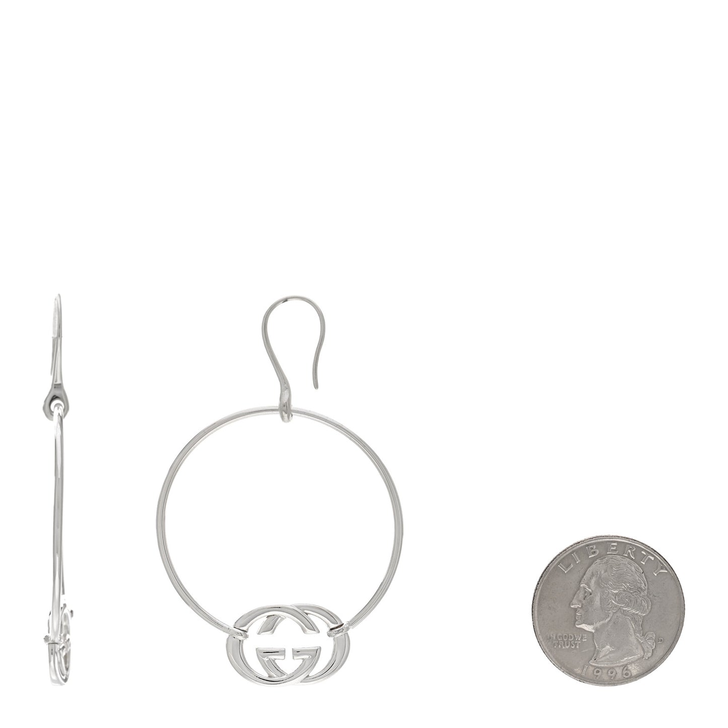 Sterling Silver Britt Hoop Earrings