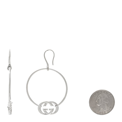 Gucci Sterling Silver Britt Hoop Earrings 2 of 5