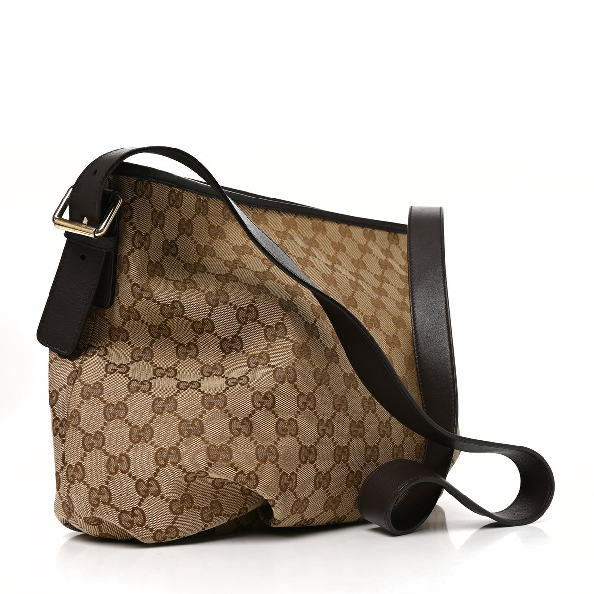 Monogram Messenger Bag Dark Brown
