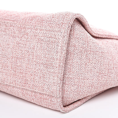 Chanel Straw Lurex Large Deauville Tote Pink 9 of 9