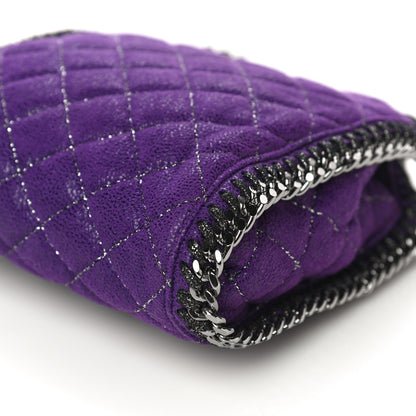 Stella McCartney Shaggy Deer Quilted Tiny Falabella Purple 6 of 12