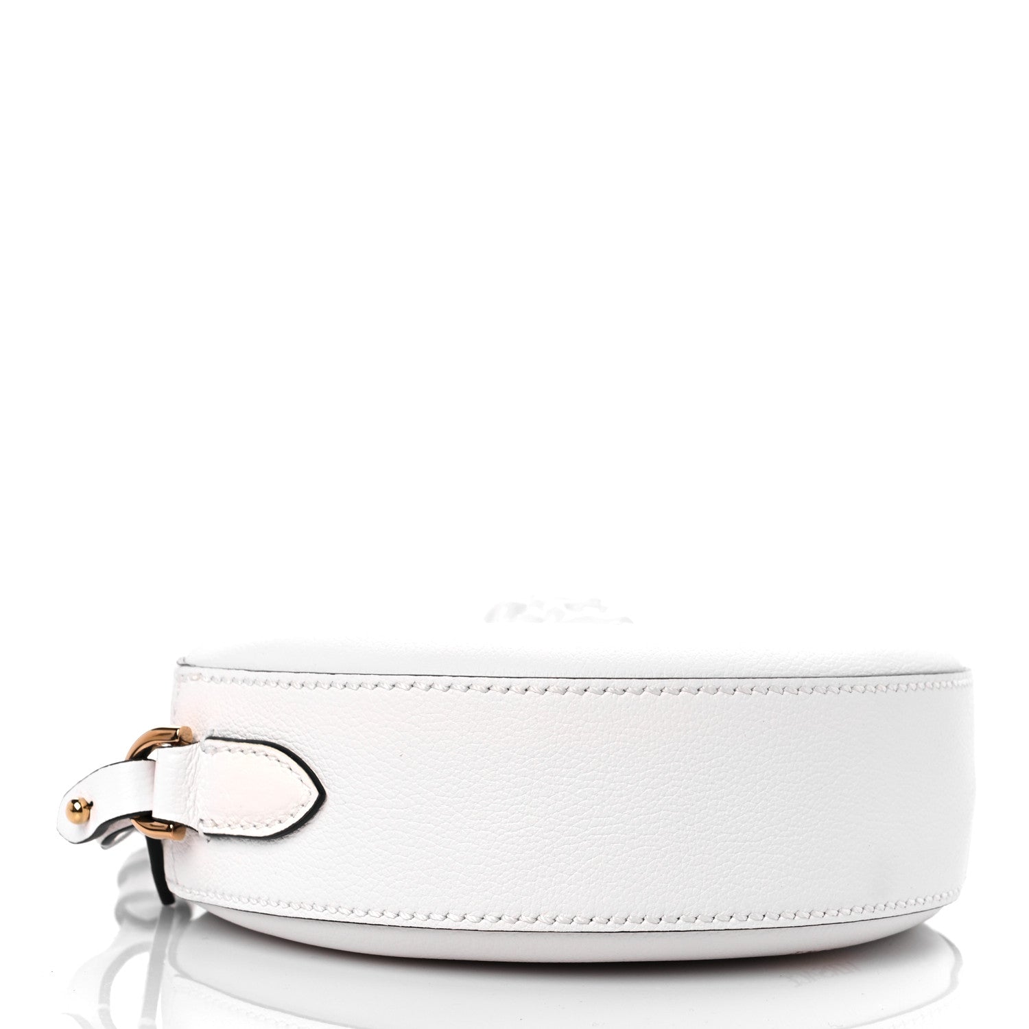 Versace Calfskin La Medusa Round Camera Bag White 4 of 8