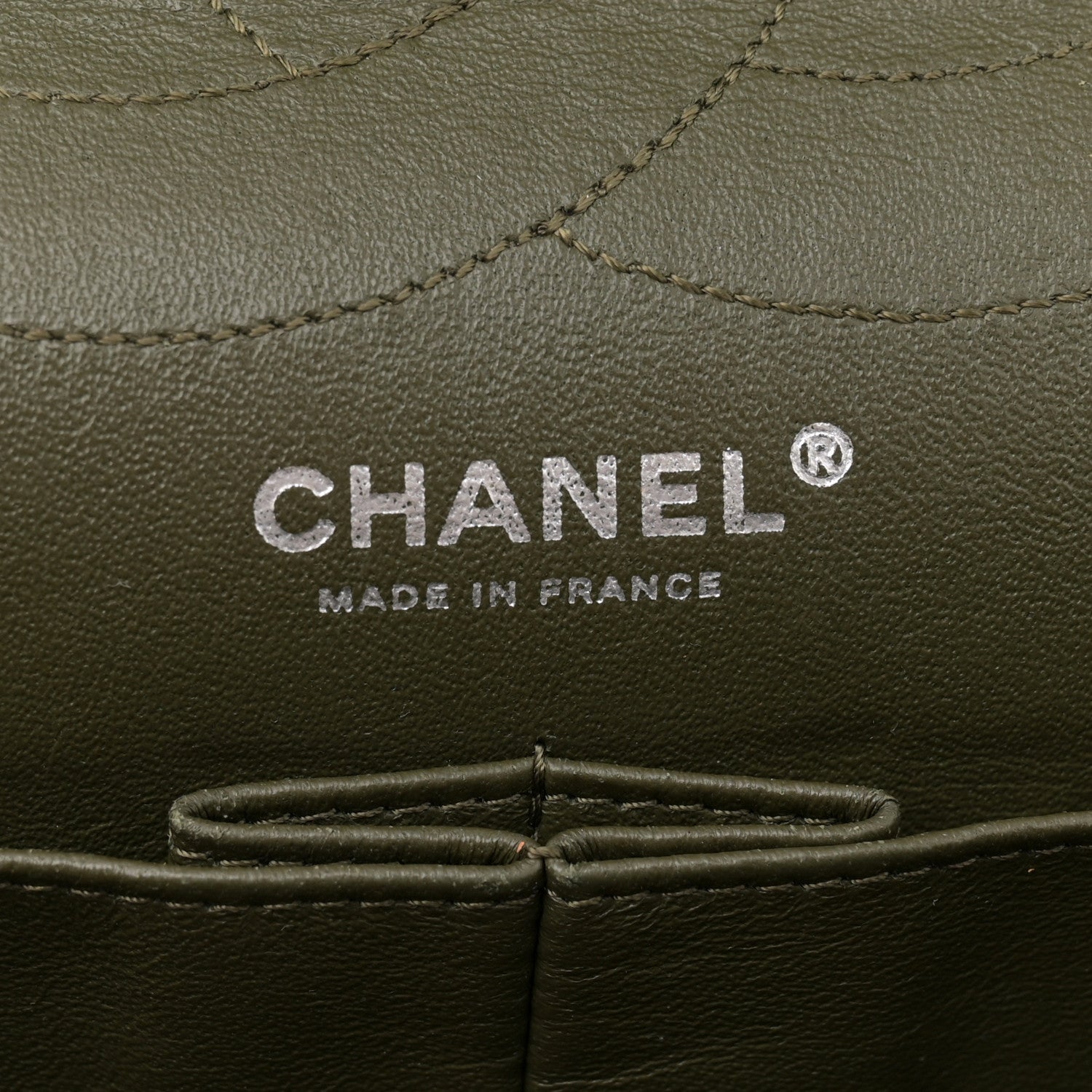 Chanel Aged Calfskin Quilted 2.55 Reissue 227 Flap Dark Green 6 of 12
