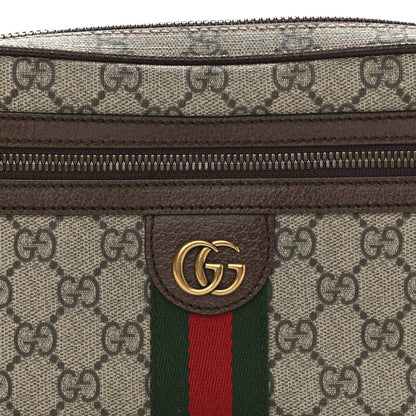 Gucci Soft GG Supreme Monogram Medium Ophidia Belt Bag Dark Brown 8 of 12