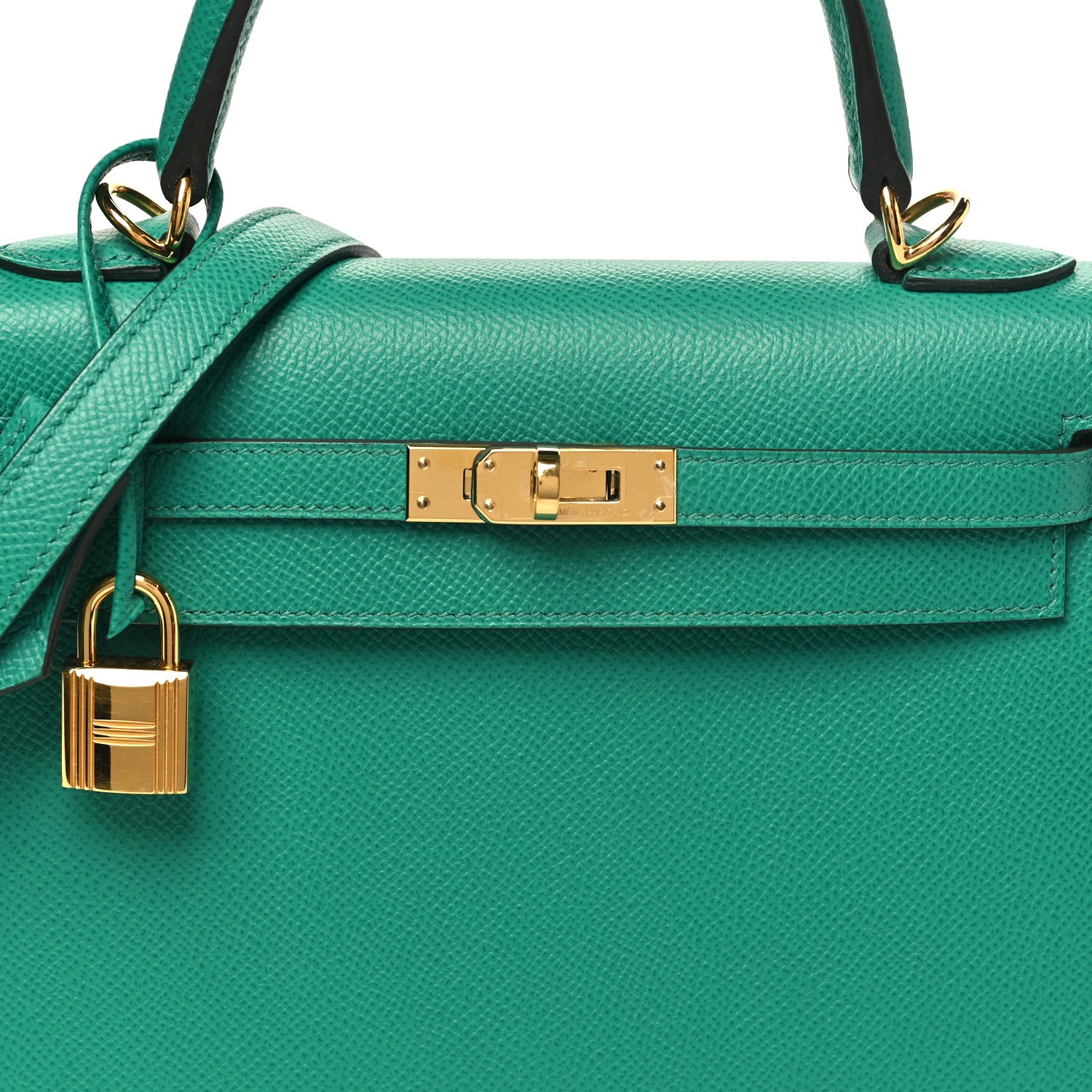 Hermes Epsom Kelly Sellier 25 Vert Jade 8 of 11