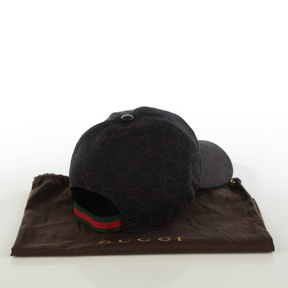 Gucci Monogram Web Baseball Hat M Black 4 of 9