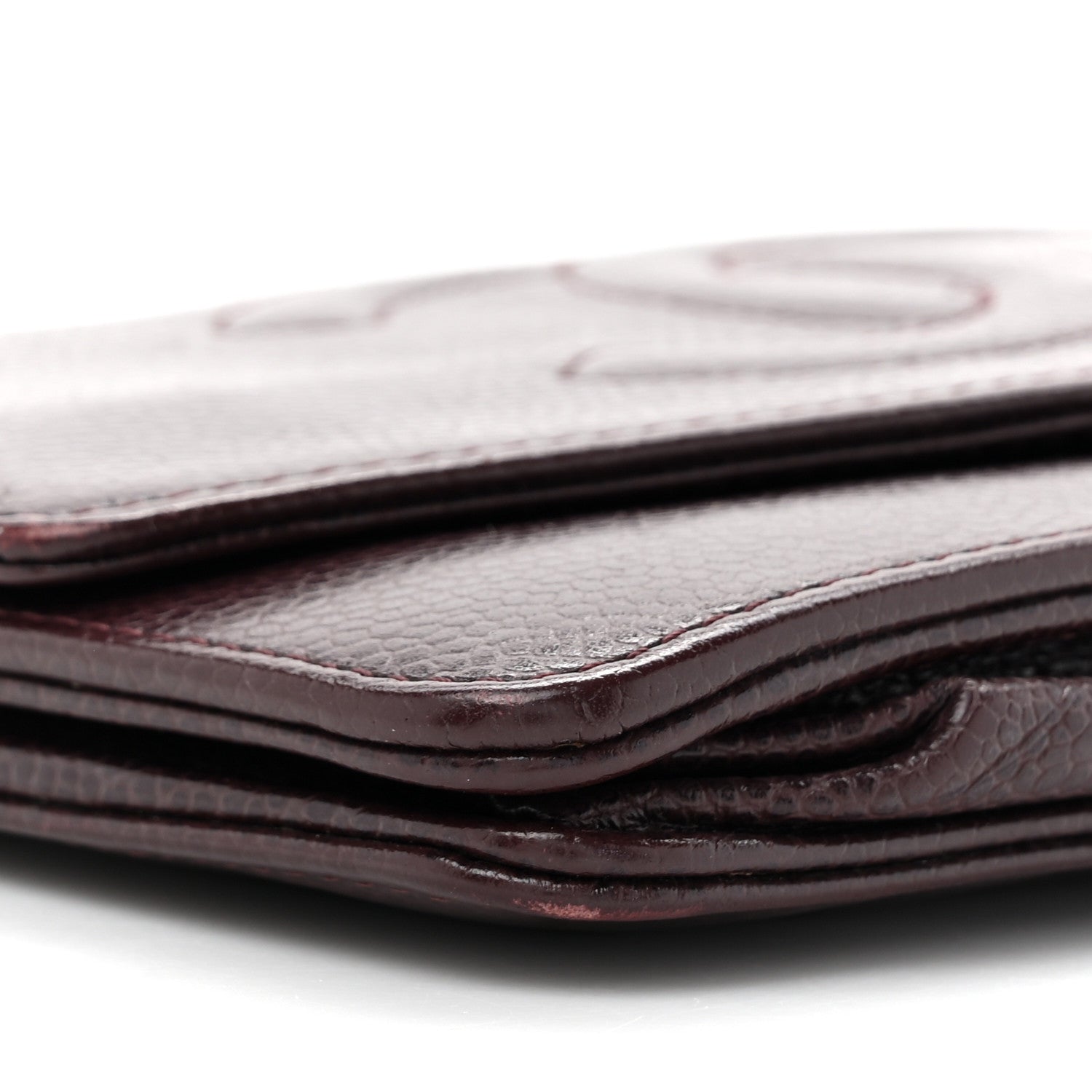 Chanel Caviar Timeless CC Wallet On Chain WOC Dark Brown 9 of 17