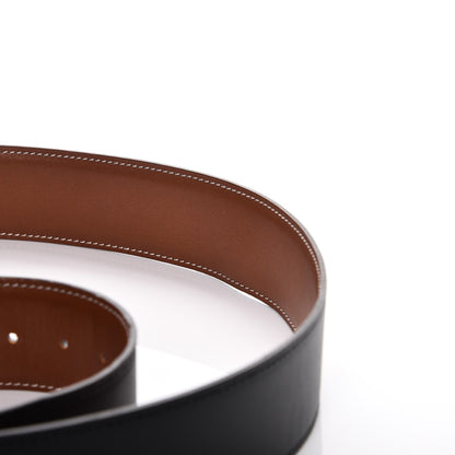 Hermes Box Chamonix 42mm Constance Belt 95 Noir Natural 9 of 10