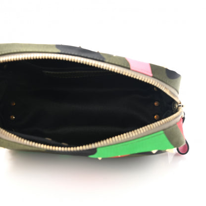 Valentino Garavani Nylon Camouflage Rockstud Pouch Multicolor 5 of 6
